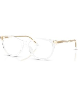 Dolce & Gabbana 53Mm Cat Eye Optical Glasses - Metallic