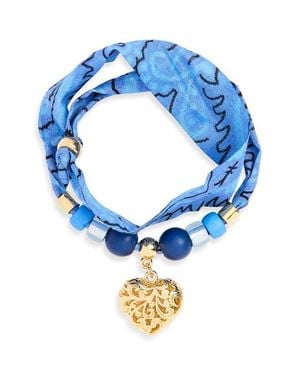BP. Bandana Charm Bracelet - Blue