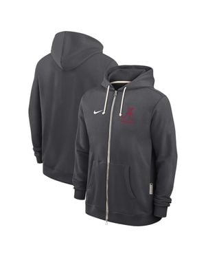 Nike Alabama Crimson Tide 2026 Sideline Standard Issue Dri-Fit Full-Zip Hoodie - Gray
