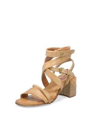 A.s.98 Mack Ankle Wrap Sandal - Natural