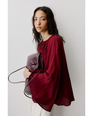 H&M Cape Blouse - Red