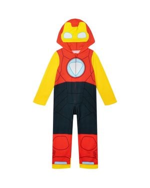 Marvel Iron And His Awesome Friends Hooded One Piece - Red