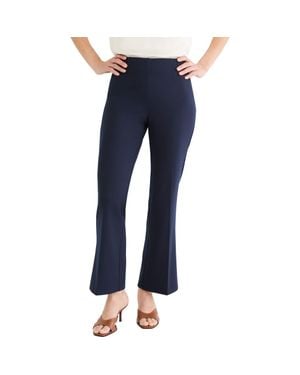 NIC+ZOE Berkeley Bootcut Ponte Pants - Blue