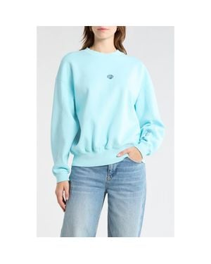 Billabong Sanibel Kendal Fleece Crewneck Sweatshirt - Blue