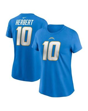 Nike Justin Herbert Los Angeles Chargers Player Name & Number T-Shirt - Blue