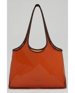 Thirty Years Jelly Clear Tote - Brown