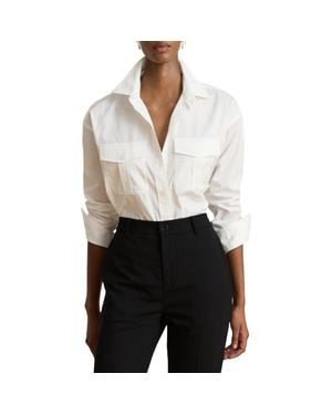 Ralph Lauren Durrell Cotton Button-Up Shirt - White