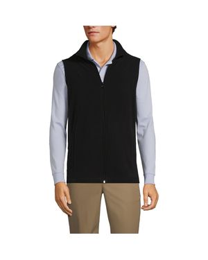 Lands' End Lightweight Fleece Vest - Black