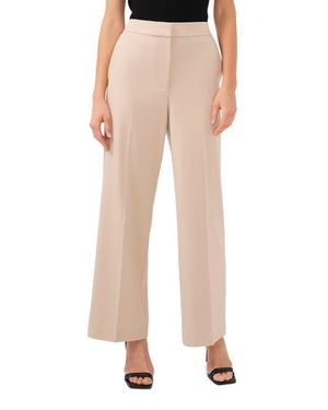 Halogen® Elastic Back Pants - Natural