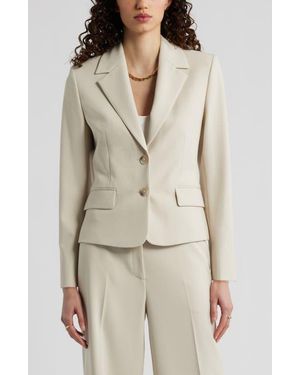Nordstrom The Hanna Slim Fit Blazer - Natural
