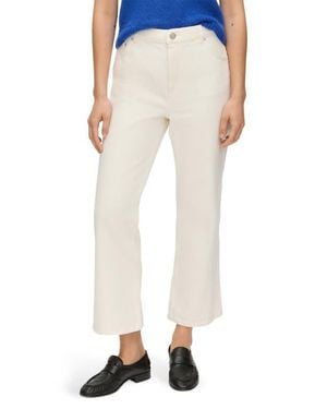 ALIGNE Crop Flare Jeans - White