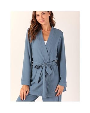Softflex Cloud Fleece Robe - Blue