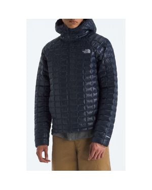 The North Face Thermoball Quilted Hooded Jacket - Blue