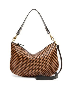 Clare V. Moyen Messenger Crossbody Bag - Brown