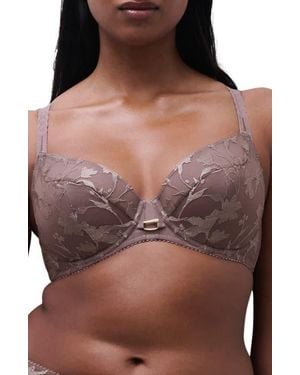 Chantelle Idyll Underwire Unlined Bra - Brown