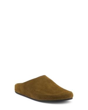 Jeffrey Campbell Content Suede Clog - Brown