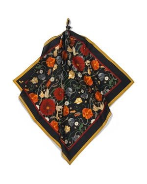 Henelle Silk Bandana - Red