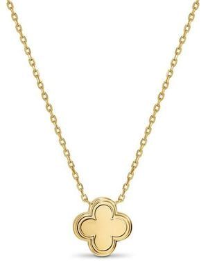DEVATA Clover Necklace - Metallic