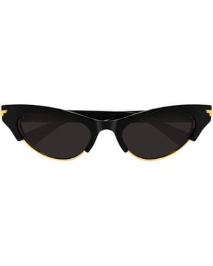 Bottega Veneta Bv1431S 54Mm Cat Eye Sunglasses - Black