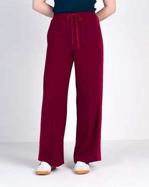 Kettlewell Drawstring Waist Side Stripe Pants - Red