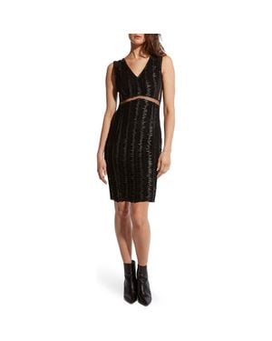 AS by DF Safe & Sound Leather Dress - Black