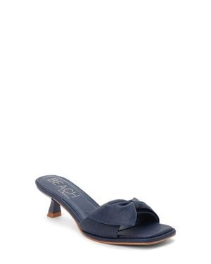 Matisse Pompano Kitten Heel Slide Sandal - Blue