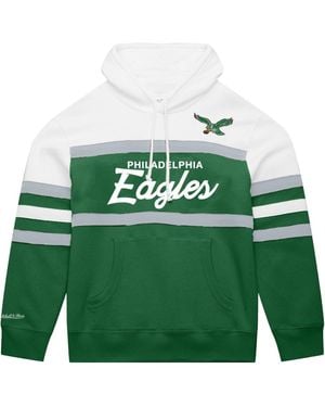 Mitchell & Ness Kelly Philadelphia Eagles Big & Tall Head Coach Hoodie - Green