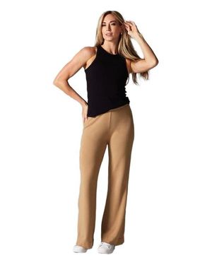 Tavi Cozy Luxe Wide Leg Pant - Natural