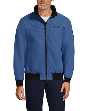 Lands' End Classic Squall Waterproof Insulated Jacket - Blue