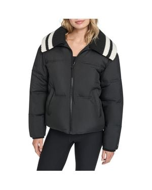 Champion Shawl Collar Puffer Jacket - Black