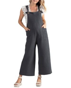Cache Coeur Maternity And Nursing Dungaree Maya - Blue