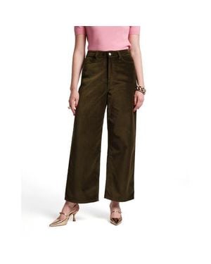 Frances Valentine Ace Velet Pant Solid Velvet - Black