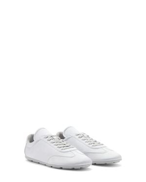 Mango Satin Sneaker - White