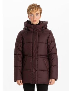 Point Zero Midlength Puffer - Purple