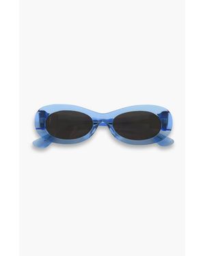 INDY Soho Oval Polarized Sunglasses - Blue