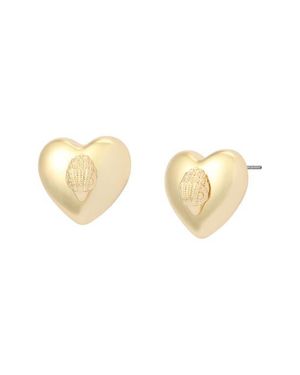 Kurt Geiger Eagle Heart Stud Earrings - White