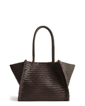 Madewell The Lexington Woven Leather Tote - Black