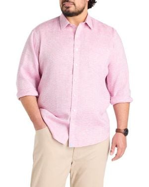 UNTUCKit, Fit By DXL Big & Tall Wildehart Sport Shirt - Pink