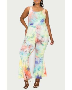 L I V D Kelse Sleeveless Flare Jumpsuit - Multicolor