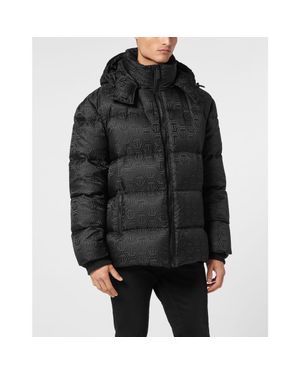 Philipp Plein Bomber Monogram - Black