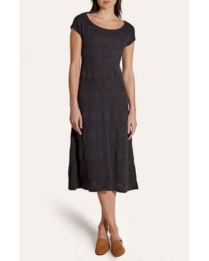 Oyun Leah Artisan Knit Dress - Black