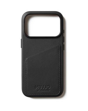 Troubadour Full Leather Wallet Case For Iphone 17 Pro - Black