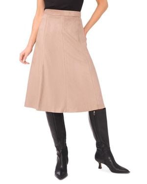 Halogen® Paneled A-Line Midi Skirt - Multicolor