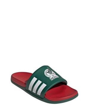 adidas Gender Inclusive Adilette Comfort 2.0 Mexico Slide Sandal - Red