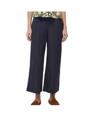 Ottod'Ame Poplin Culottes Pants - Blue
