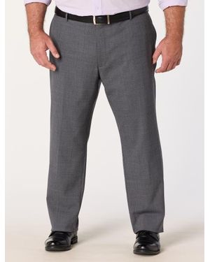 JV Reflex Big & Tall Tonal Suit Pants - Gray