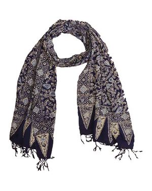 Kasih Coop Handmade Batik Scarf - Black