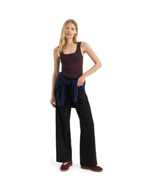 Pact On The Go-To Square Neck Tank Made With Organic Cotton - Black