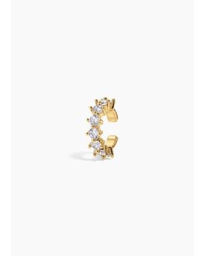 Electric Picks Teddy Cuff Earring - White
