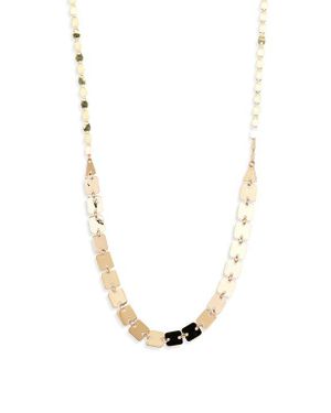 Lana Jewelry Square & Petite Nude 14K Links Chain Necklace - White